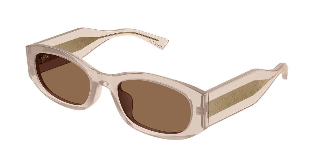 Sunglasses gucci gg2068sa 003 marron rectangular / squared femenino size 55mm - Main view