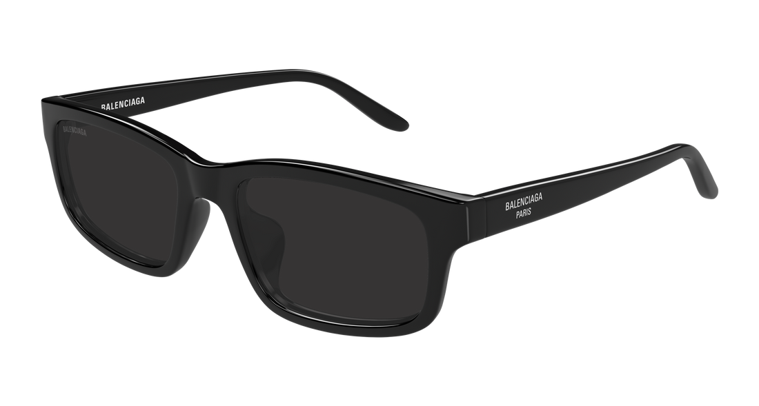 Lunettes de soleil balenciaga bb0528sk 001 negro rectangular / squared masculino taille 56mm - Vue principale