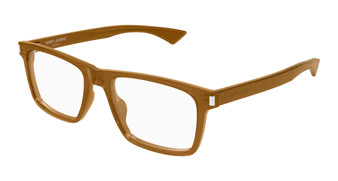 Gafas graduadas saint laurent sl 882 010 marron rectangular / squared masculino talla 57mm - Vista principal