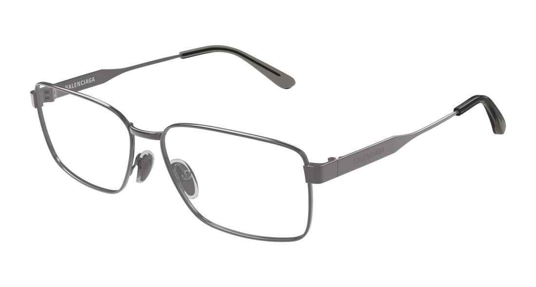 Brillen balenciaga bb0540o 002 plateado rectangular / squared masculino größe 60mm - Hauptansicht