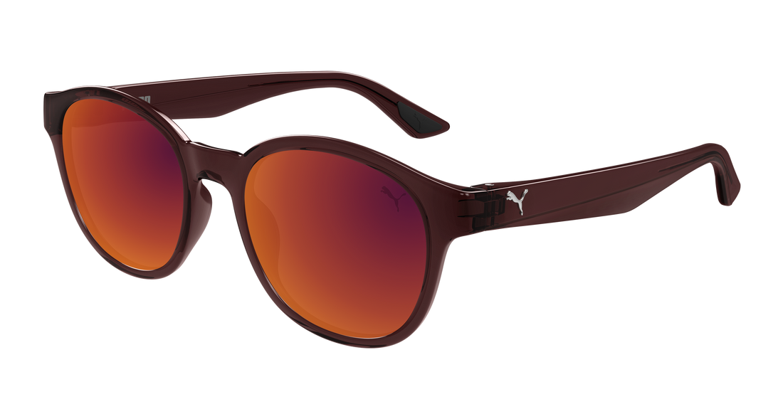 Occhiali da sole puma pu0522s 003 marron round/oval/panthos masculino taglia 52mm - Vista principale