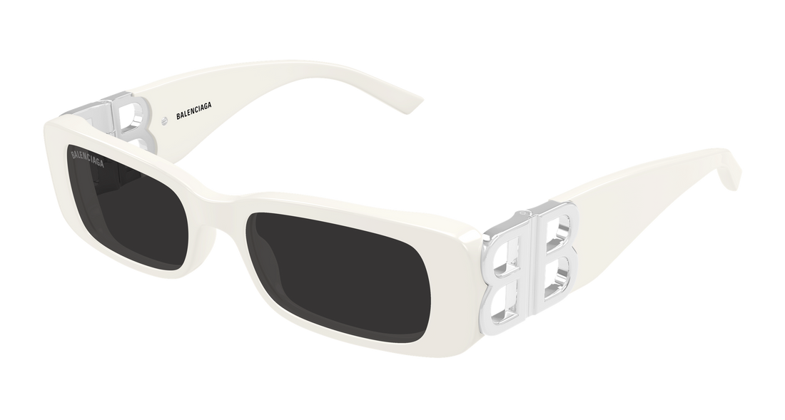 Lunettes de soleil balenciaga bb0096s 026 beige rectangular / squared femenino taille 51mm - Vue principale