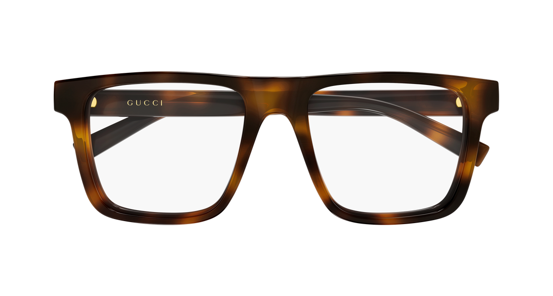 Brillen gucci gg2236o 005 havana rectangular / squared masculino größe 53mm - Detailansicht