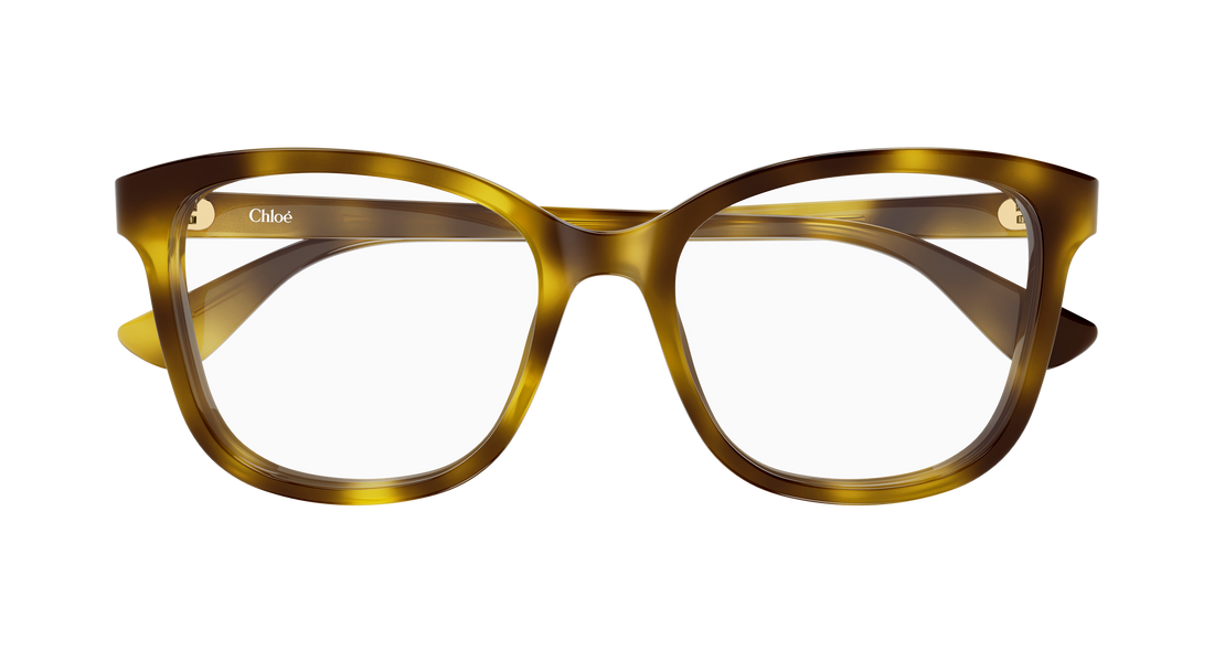 Lunettes de vue chloé ch0393o 002 havana cat eye femenino taille 54mm - Vue détaillée