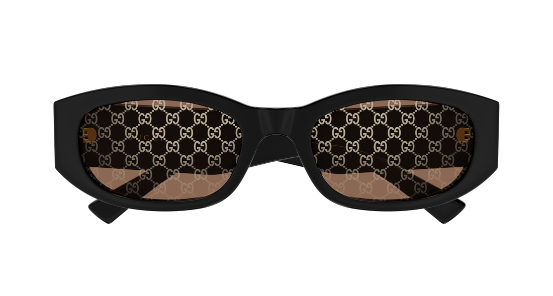 Sunglasses gucci gg2068sa 004 negro rectangular / squared femenino size 55mm - Detailed view