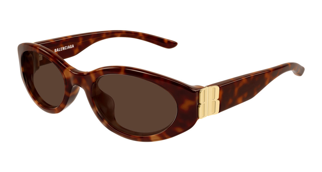 Sonnenbrillen balenciaga bb0507sk 002 havana round/oval/panthos femenino größe 55mm - Hauptansicht