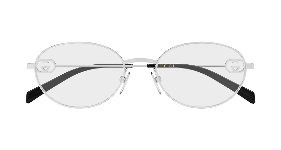Brillen gucci gg2227o 002 plateado round/oval/panthos femenino größe 53mm - Detailansicht