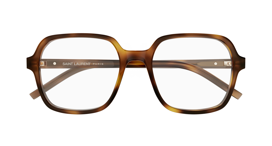 Brillen saint laurent sl m190 003 havana rectangular / squared femenino größe 54mm - Detailansicht