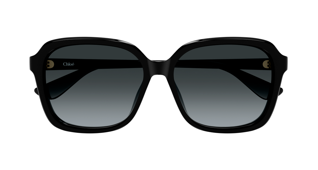 Lunettes de soleil chloé ch0390sk 001 negro rectangular / squared femenino taille 59mm - Vue détaillée