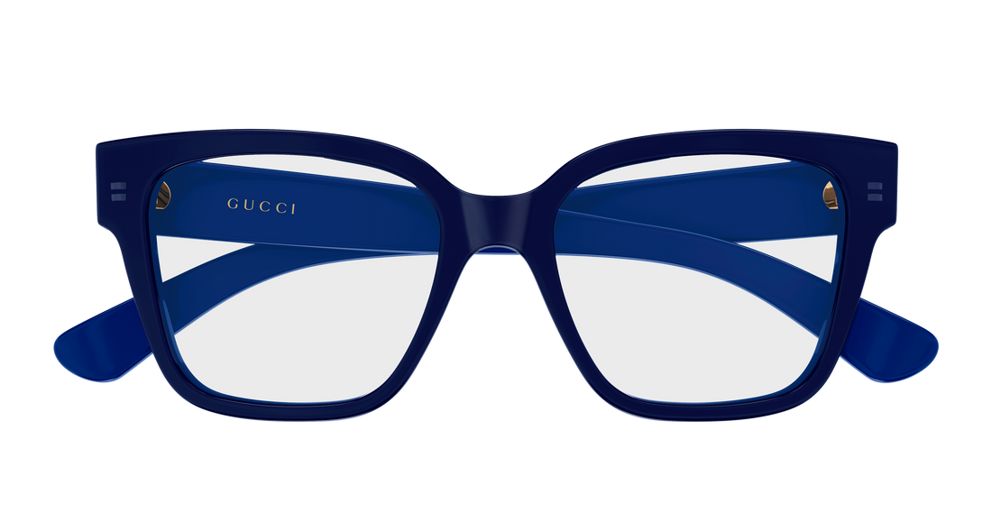 Lunettes de vue gucci gg1791o 013 azul rectangular / squared femenino taille 53mm - Vue détaillée
