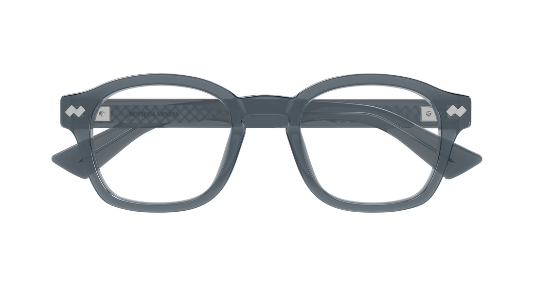 Prescription glasses bottega veneta bv1445oa 003 gris round/oval/panthos unisex size 51mm - Detailed view