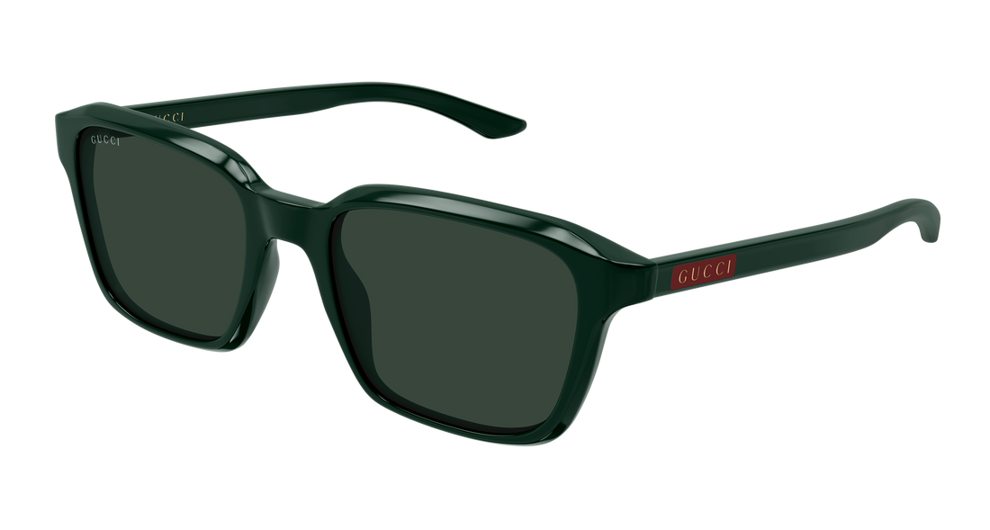 Occhiali da sole gucci gg2078s 004 verde rectangular / squared masculino taglia 52mm - Vista principale