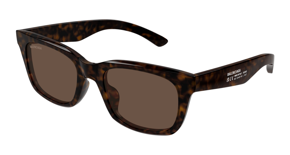 Occhiali da sole balenciaga bb0468s 002 havana rectangular / squared masculino taglia 53mm - Vista principale
