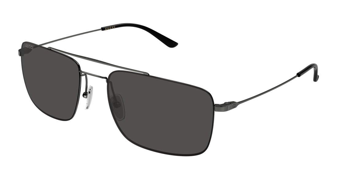 Sonnenbrillen gucci gg2256sa 001 plateado rectangular / squared masculino größe 59mm - Hauptansicht