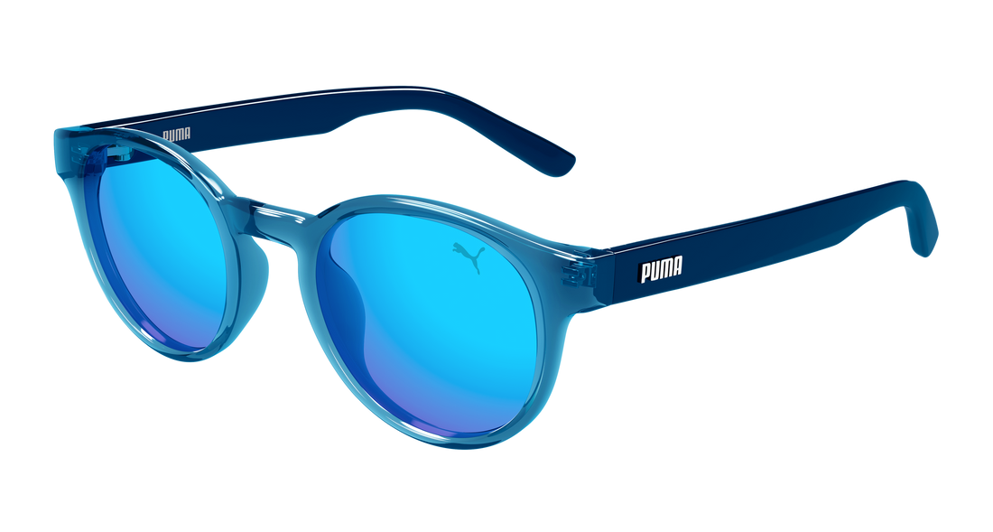 Sonnenbrillen puma pj0091s 008 azul round/oval/panthos infantil größe 47mm - Hauptansicht
