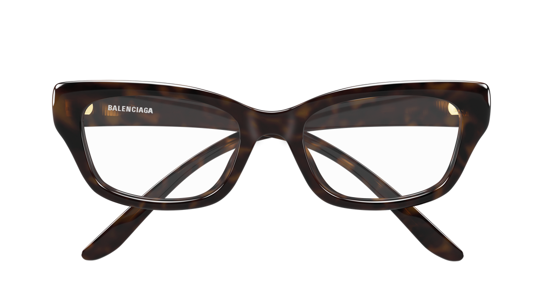 Brillen balenciaga bb0518o 002 havana rectangular / squared femenino größe 54mm - Detailansicht