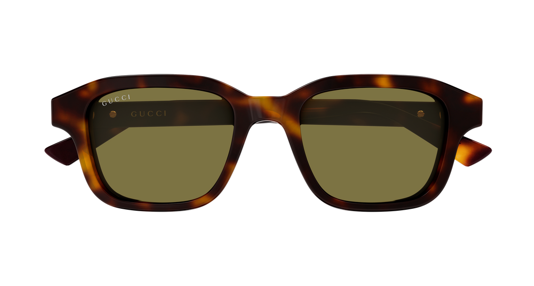 Lunettes de soleil gucci gg2247s 002 havana rectangular / squared masculino taille 49mm - Vue détaillée