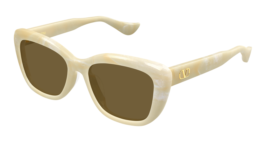 Lunettes de soleil valentino vg0058sa 005 beige butterfly femenino taille 56mm - Vue principale