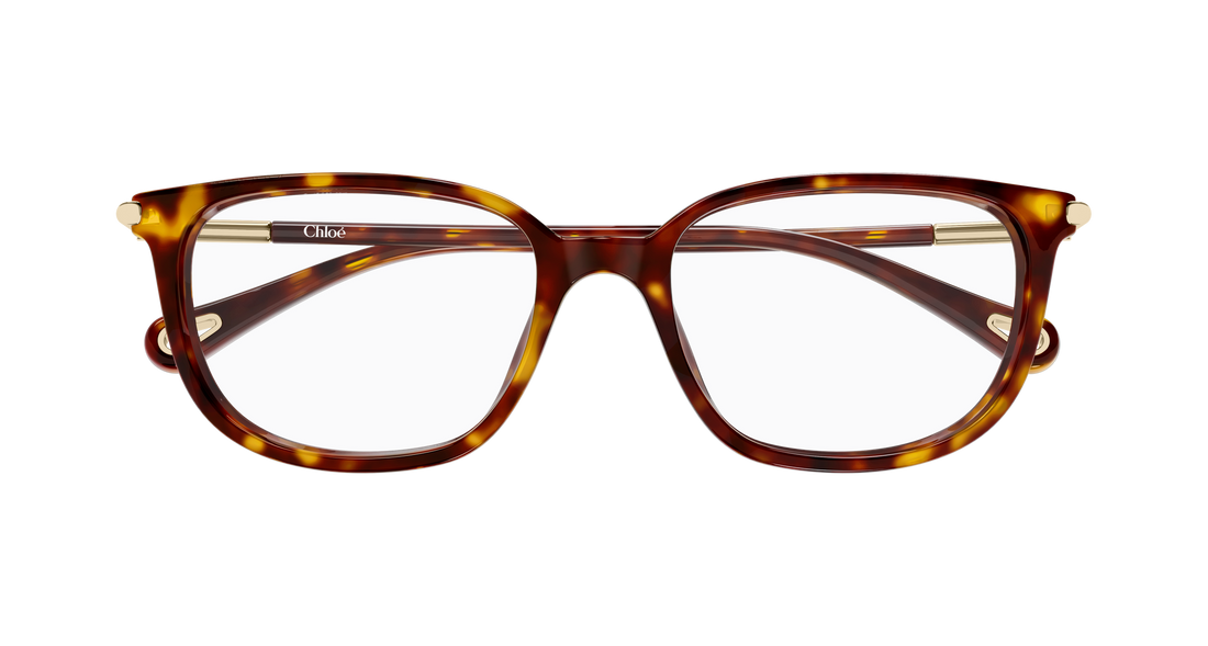 Lunettes de vue chloé ch0400o 002 havana cat eye femenino taille 53mm - Vue détaillée