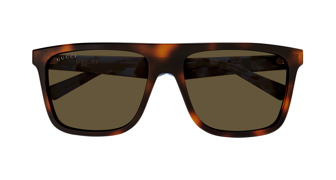 Sonnenbrillen gucci gg2182s 003 havana rectangular / squared masculino größe 57mm - Detailansicht