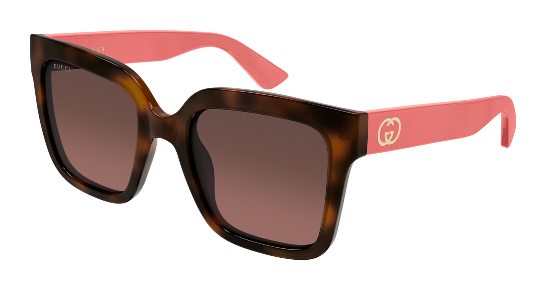 Sonnenbrillen gucci gg2190s 005 havana rectangular / squared femenino größe 53mm - Hauptansicht