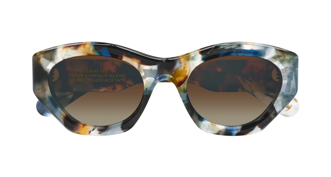 Gafas de sol chloé ch0220s 017 gris cat eye femenino talla 53mm - Vista de detalle
