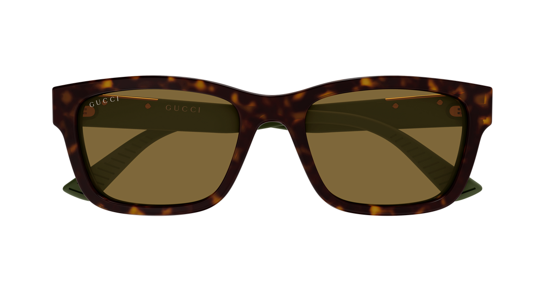 Sunglasses gucci gg2092sa 002 havana rectangular / squared masculino size 55mm - Detailed view
