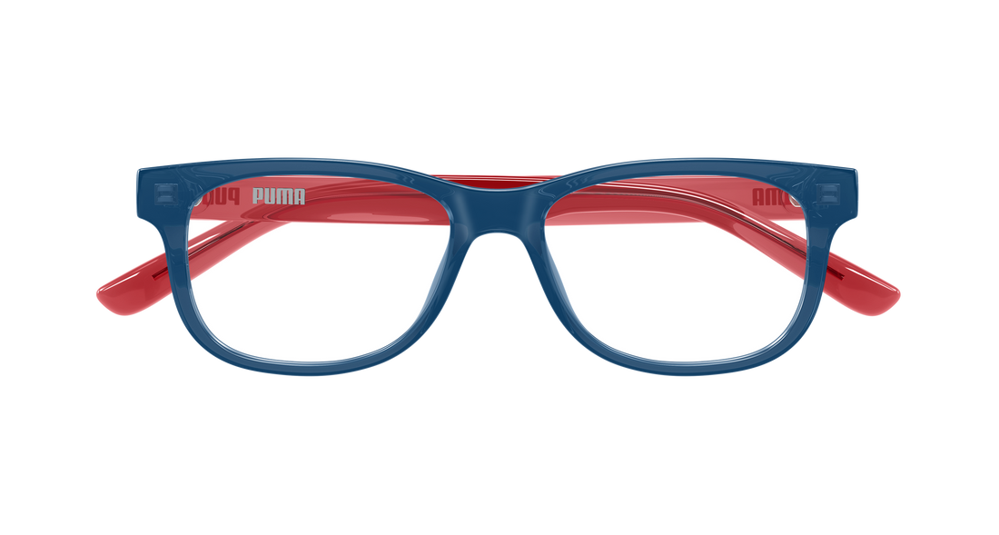 Brillen puma pj0093o 007 azul rectangular / squared infantil größe 50mm - Detailansicht