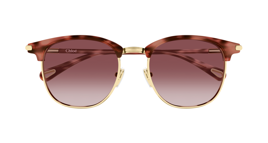 Gafas de sol chloé ch0384s 004 dorado round/oval/panthos femenino talla 52mm - Vista de detalle