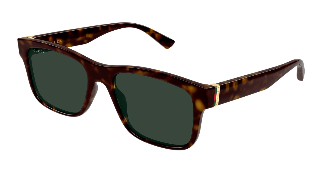 Sonnenbrillen gucci gg2085s 002 havana rectangular / squared masculino größe 55mm - Hauptansicht
