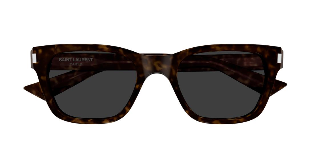 Sunglasses saint laurent sl 874 002 havana rectangular / squared unisex size 52mm - Detailed view