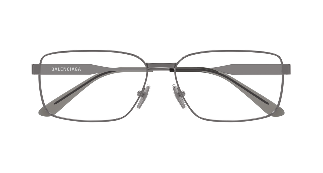 Brillen balenciaga bb0540o 002 plateado rectangular / squared masculino größe 60mm - Detailansicht