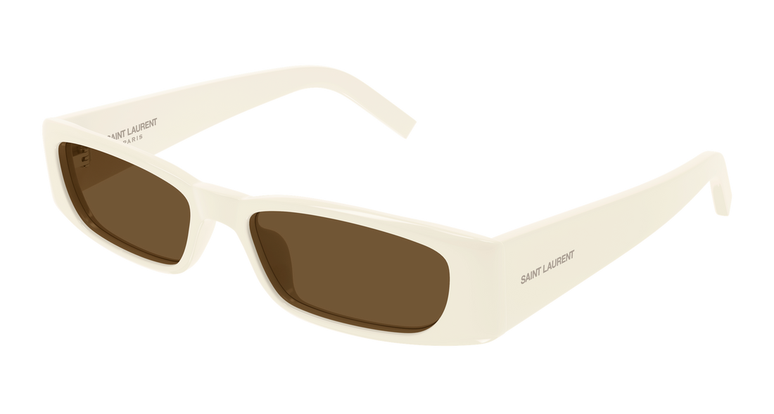 Lunettes de soleil saint laurent sl 942 004 beige rectangular / squared femenino taille 54mm - Vue principale