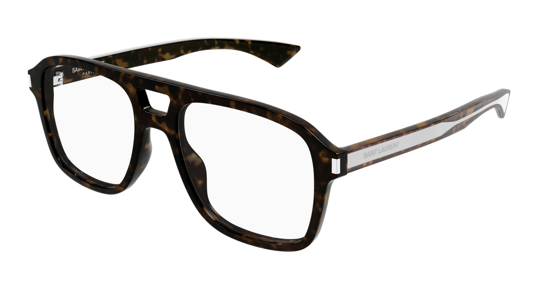 Lunettes de vue saint laurent sl 881 opt 002 havana masculino taille 55mm - Vue principale