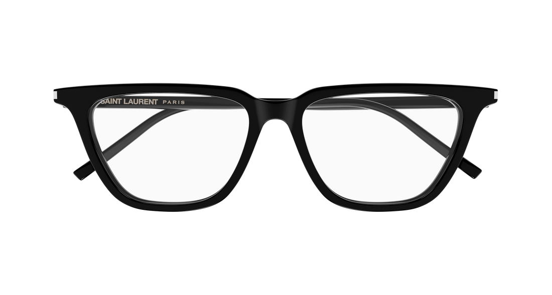 Gafas graduadas saint laurent sl 889 sulpice thin opt 001 negro cat eye femenino talla 53mm - Vista de detalle