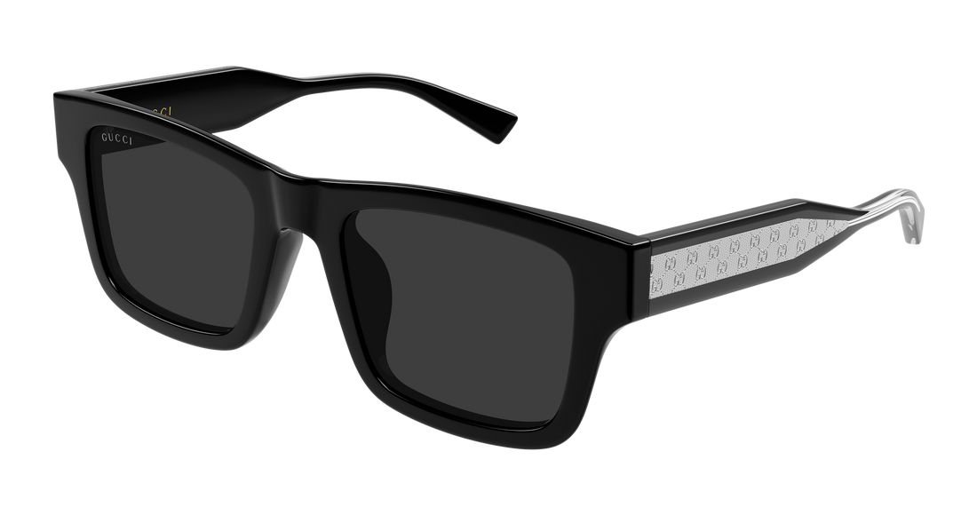 Sunglasses gucci gg2072sa 001 negro rectangular / squared masculino size 52mm - Main view