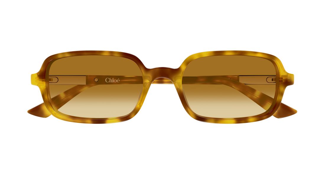 Gafas de sol chloé ch0363s 004 havana rectangular / squared femenino talla 53mm - Vista de detalle