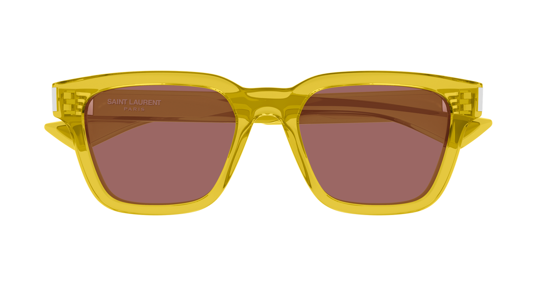 Lunettes de soleil saint laurent sl 790 006 amarillo rectangular / squared masculino taille 53mm - Vue détaillée
