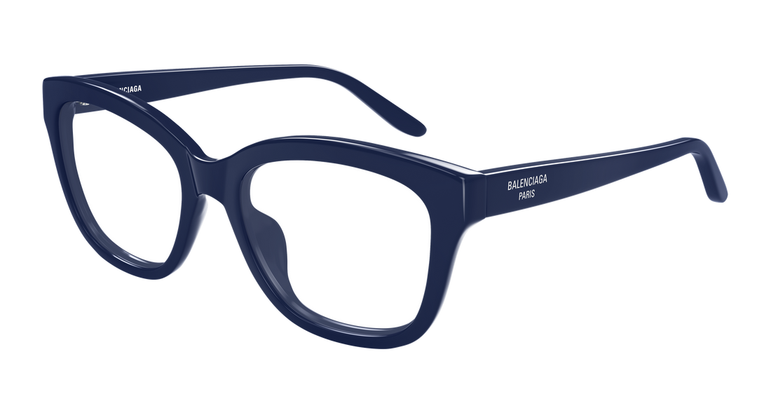 Brillen balenciaga bb0534o 006 azul butterfly femenino größe 53mm - Hauptansicht