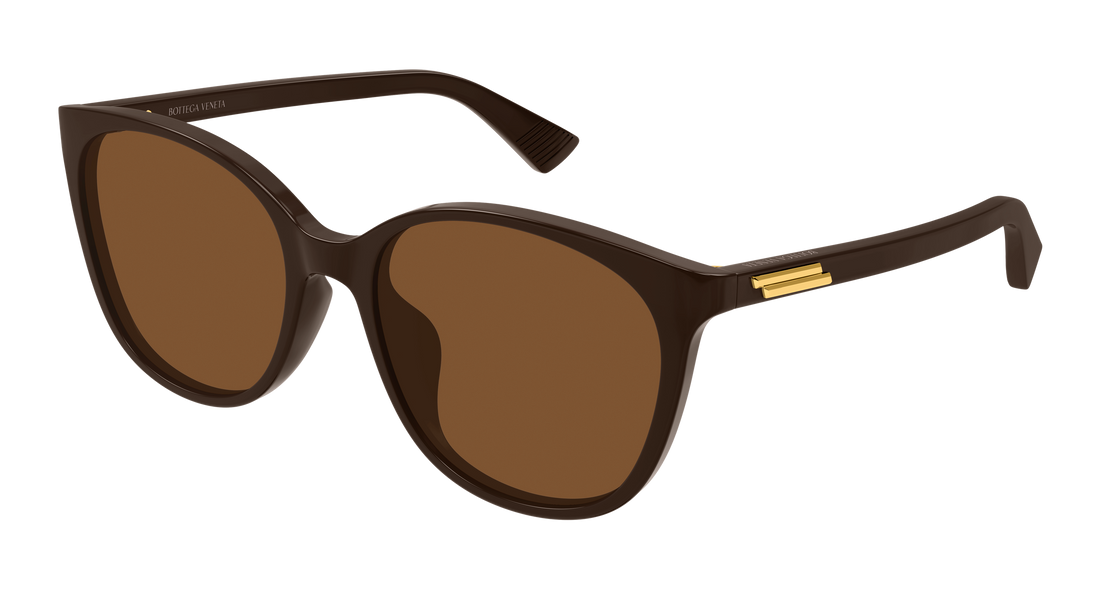 Lunettes de soleil bottega veneta bv1515sk 003 marron cat eye femenino taille 56mm - Vue principale