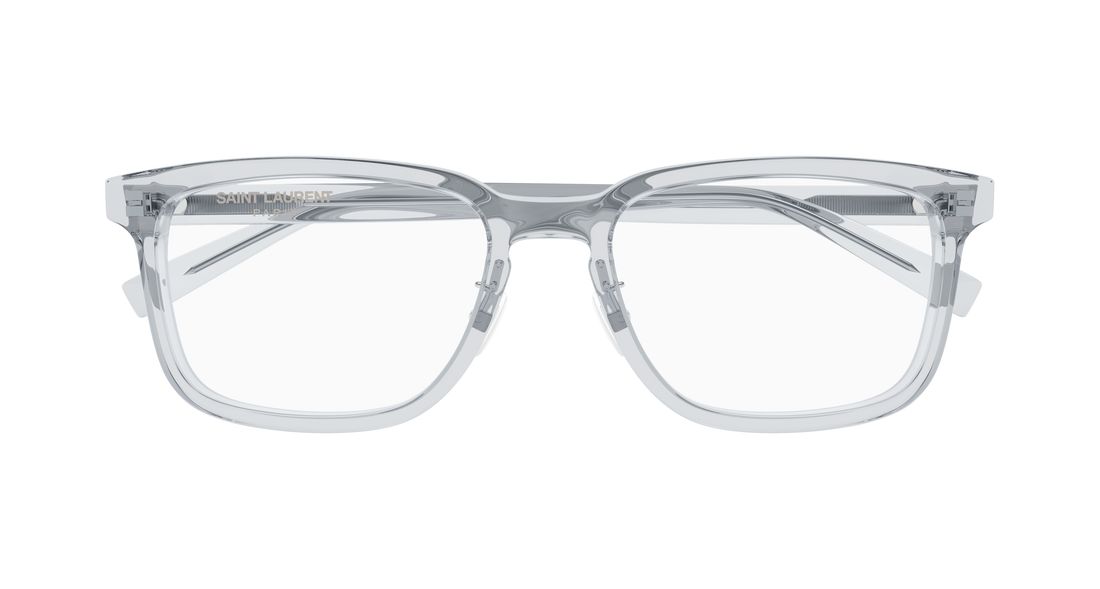 Brillen saint laurent sl 916/f 003 gris rectangular / squared unisex größe 55mm - Detailansicht