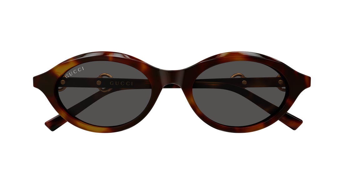 Sonnenbrillen gucci gg2215s 003 havana round/oval/panthos femenino größe 51mm - Detailansicht