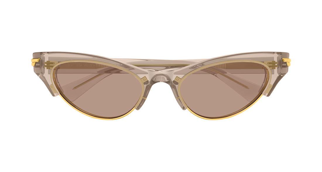 Sonnenbrillen bottega veneta bv1431s 005 marron cat eye femenino größe 52mm - Detailansicht