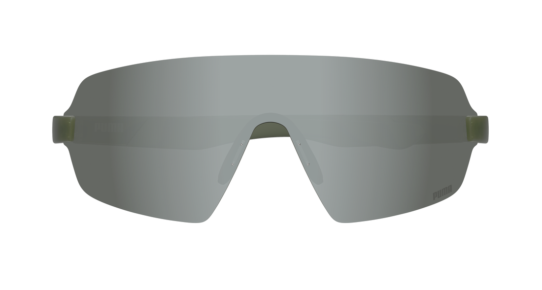 Lunettes de soleil puma pu0541s 004 verde shield masculino taille 99mm - Vue détaillée
