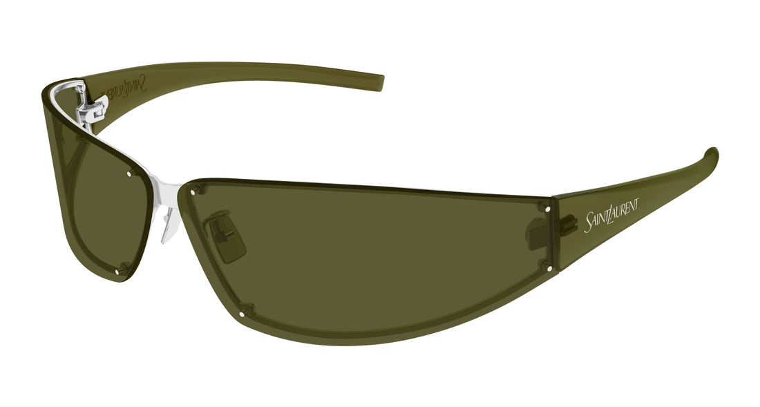 Lunettes de soleil saint laurent sl 963 006 plateado rectangular / squared masculino taille 82mm - Vue principale