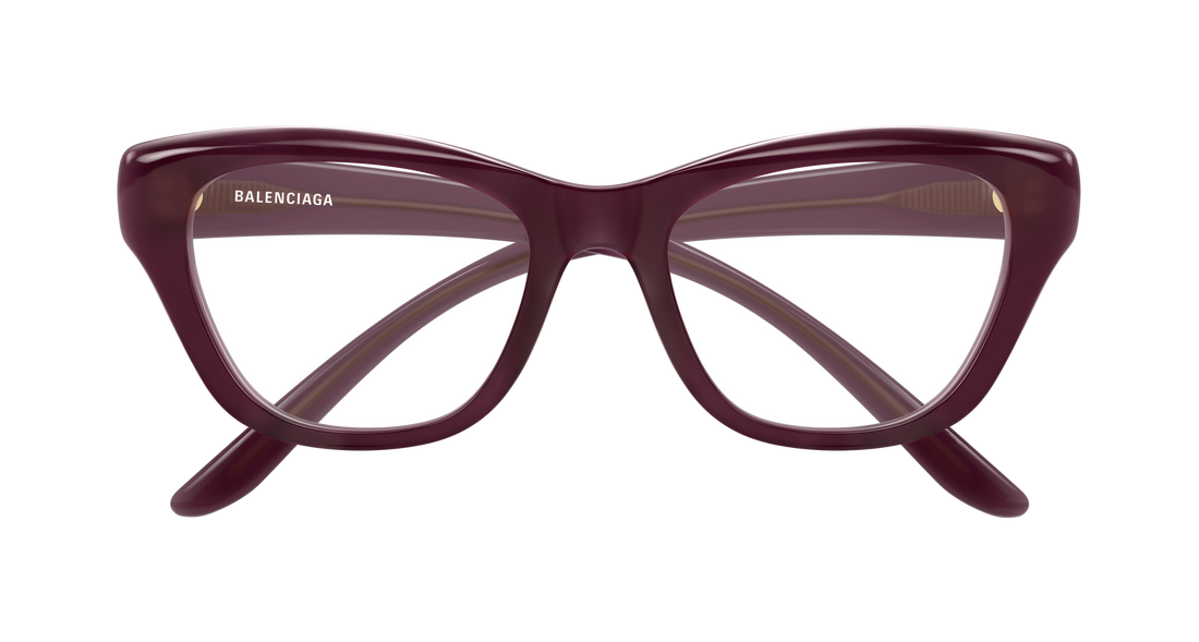 Brillen balenciaga bb0519o 008 rojo butterfly femenino größe 55mm - Detailansicht