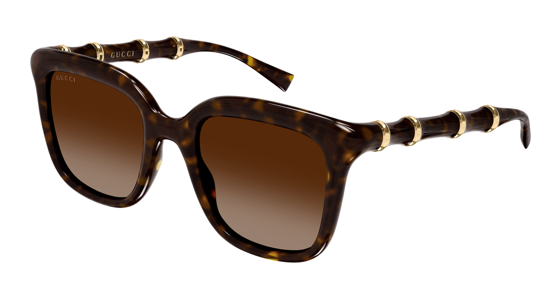 Sonnenbrillen gucci gg2058s 002 havana rectangular / squared femenino größe 52mm - Hauptansicht