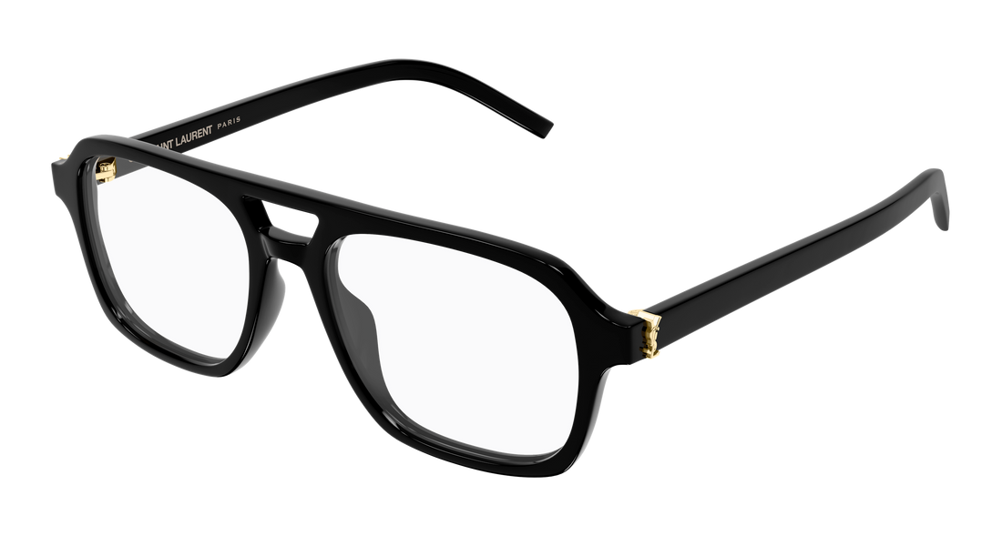 Brillen saint laurent sl m179 001 negro pilot/navigator femenino größe 53mm - Hauptansicht