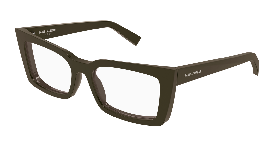 Gafas graduadas saint laurent sl 554 006 marron cat eye femenino talla 54mm - Vista principal