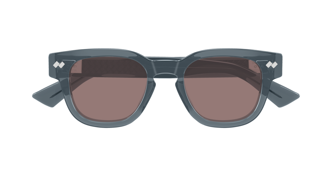 Sunglasses bottega veneta bv1441s 003 gris round/oval/panthos unisex size 48mm - Detailed view